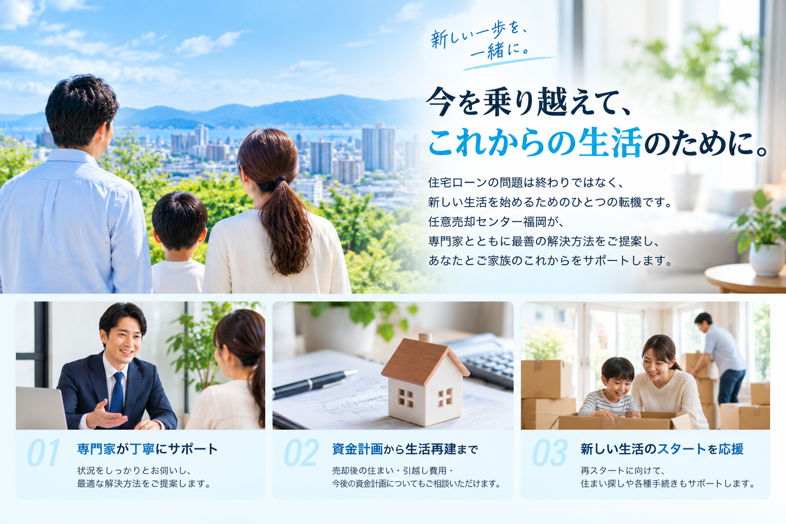 任意売却後の生活再建をサポート